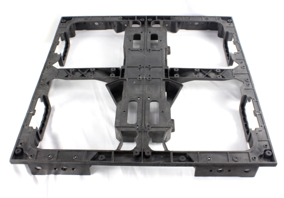 PC carbon fiber LED display bracket